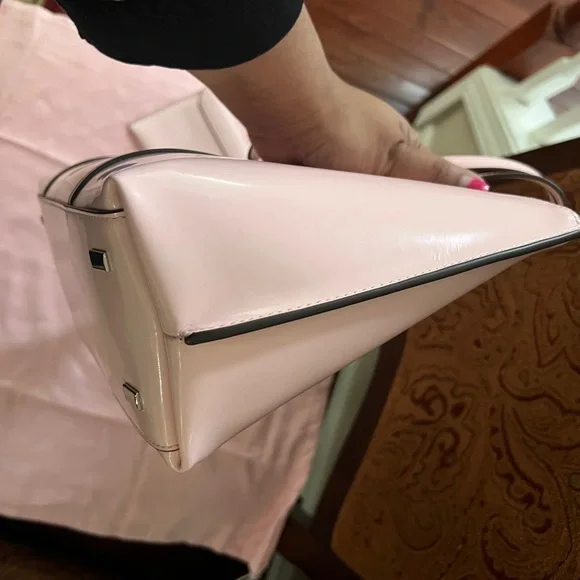 TORY BURCH X Bon Bon • Small Perry Pink Tote Handbag - Picture 6 of 13